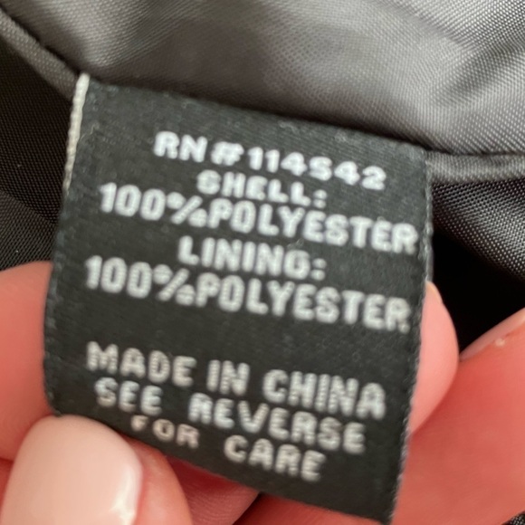 JOUJOU Black 3 Button Pea Coat With Pockets Girl’s Size Small - Picture 6 of 6